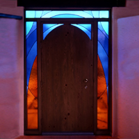 Joseph Hanson Stained Glass Window